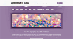 Desktop Screenshot of conspiracyofvenus.com